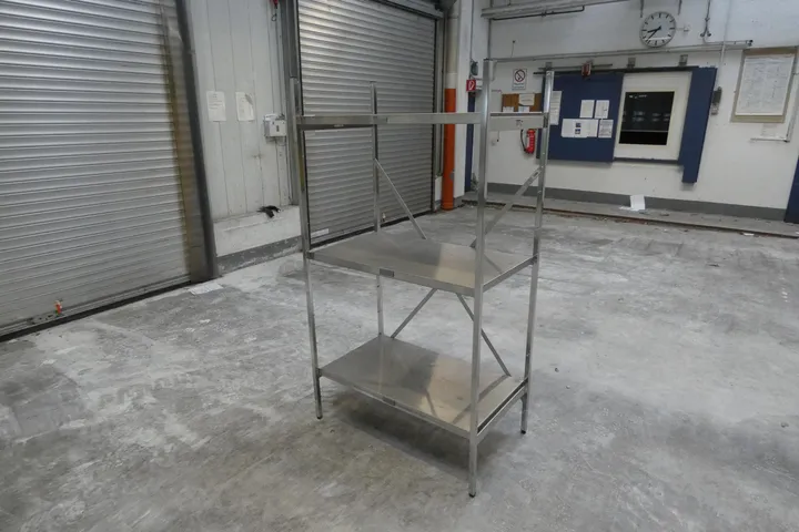 Kohlhoff Edelstahl-Regalsystem Maße in cm: ca. 100x59x181